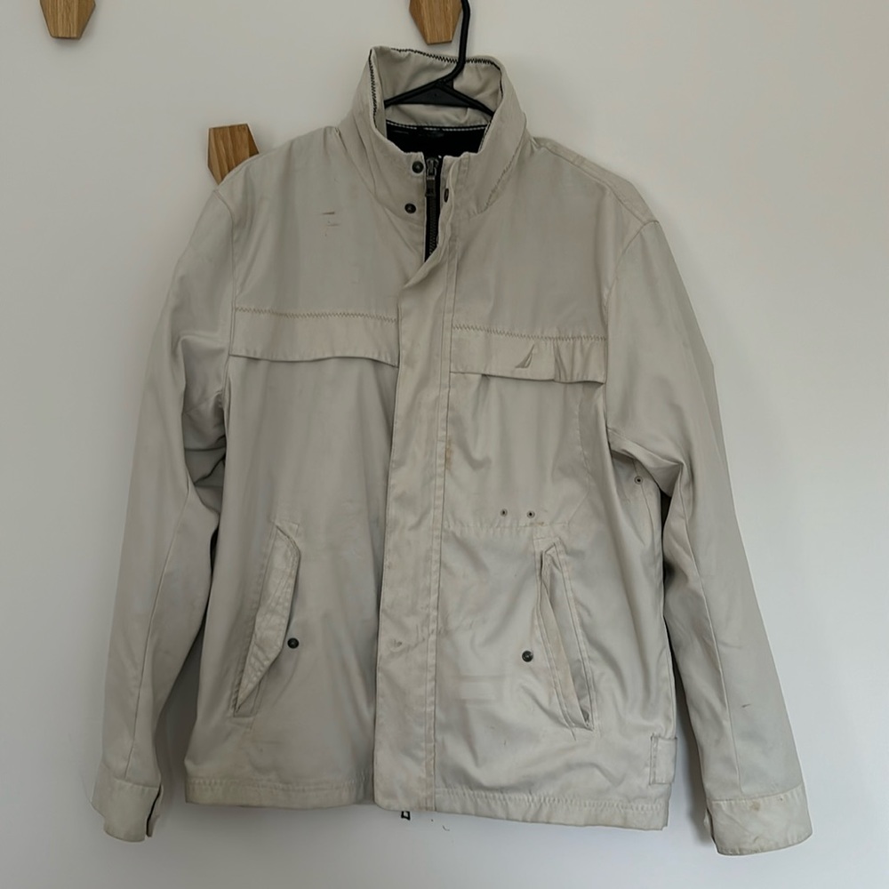 Nautica Sailing Jacket - White Size Small (S)